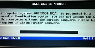 Image result for Dell Bios Password