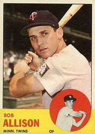 Image result for Bob Allisonr Baseball Card