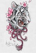 Image result for Tiger Tattoo Sketch