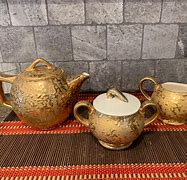 Image result for 24K Gold Plated Tea Set
