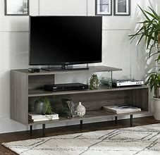 Image result for Mid Century TV Stand Shelf