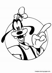 Image result for Disney Goofy Face Coloring Page