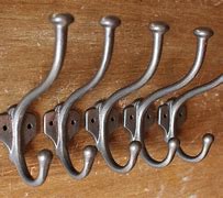Image result for Cast Iron Double Coat Hooks