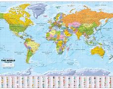 Image result for Large Wall Size World Map