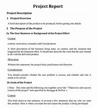 Image result for Project Report Template