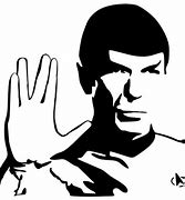 Image result for Spock Hand Sillowett