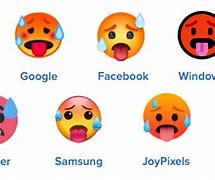 Image result for Samsung Emoji Hot Face
