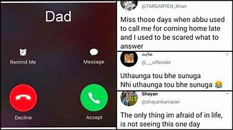 Image result for Dad Calling Screen