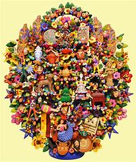 Image result for Tree of Life Mexican Art