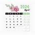 Image result for April 2024 Calendar Wallpaper