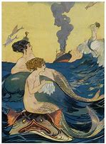Image result for Art Nouveau Mermaid