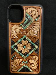 Image result for Tooled Leather Phone Case