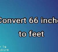 Image result for How Long Is 66 Inches in Feet