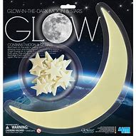 Image result for Glow in the Dark Moon and Stars