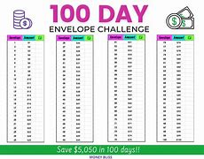 Image result for $100 Cash Envelope Challenge