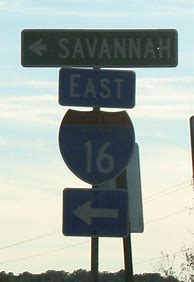 Image result for Interstate 16 Sign