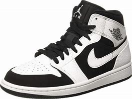 Image result for J1 Shoes Black and White