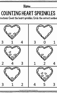 Image result for Valintine Math Sheets Free