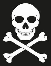 Image result for Skull with Bones and Pirate Hat Emoji