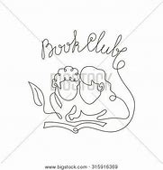 Image result for Book Club Logo Black and White