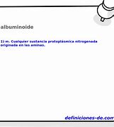 Image result for albuminoide