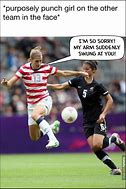 Image result for Women's Football Memes