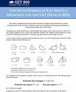 Image result for Sat Math Formulas