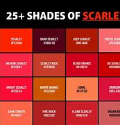 Image result for Colors Names Scarlet