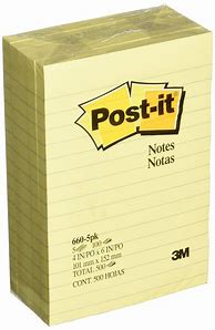 Image result for Lined Post It Notes