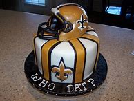 Image result for New Orleans Saints Birthday Cake
