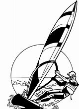 Image result for Windsurfing Drawing