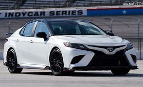 Image result for 2019 Toyota Camry XSE V6 White with Black Top