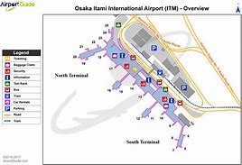 Image result for Airports in Osaka Japan Map