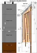 Image result for Small Bat House Plans