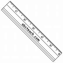 Image result for Printable How to Read a Ruler