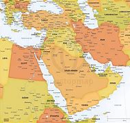 Image result for Modern Day Middle East Map