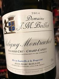 Image result for J M Boillot Puligny Montrachet Champs Canet