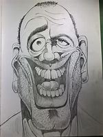 Image result for Weird Face Drawing