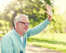 Image result for Old Person Waving