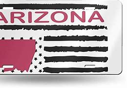 Image result for Arizona State Flag Vanity License Plate