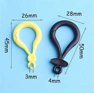 Image result for Plastic Snap Clip Key Chain