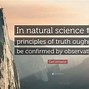 Image result for Natural Science Quotes