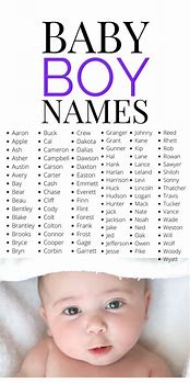 Image result for Cute Baby Boy Names List