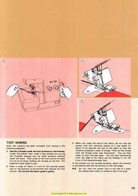 Image result for Elna Sewing Machine Instruction Manual