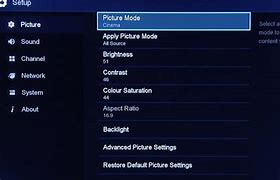 Image result for Hisense TV Color Settings