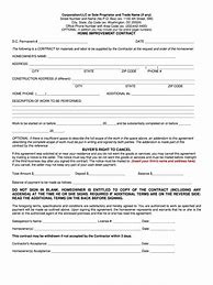 Image result for Home Repair Contract Template