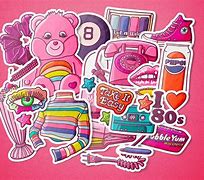 Image result for 80s Stickers Pop Culture