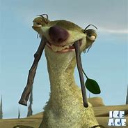Image result for Sid the Sloth with Hair