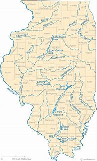 Image result for Illinois River Map