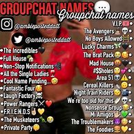 Image result for Baddie Group Chat Names